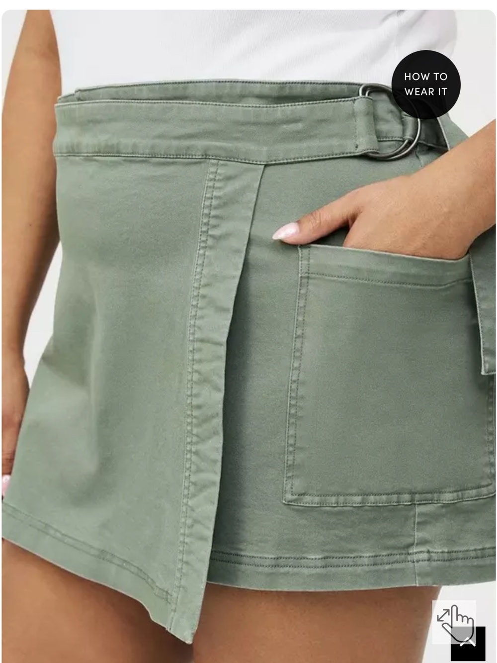 Utility High-Rise Skort